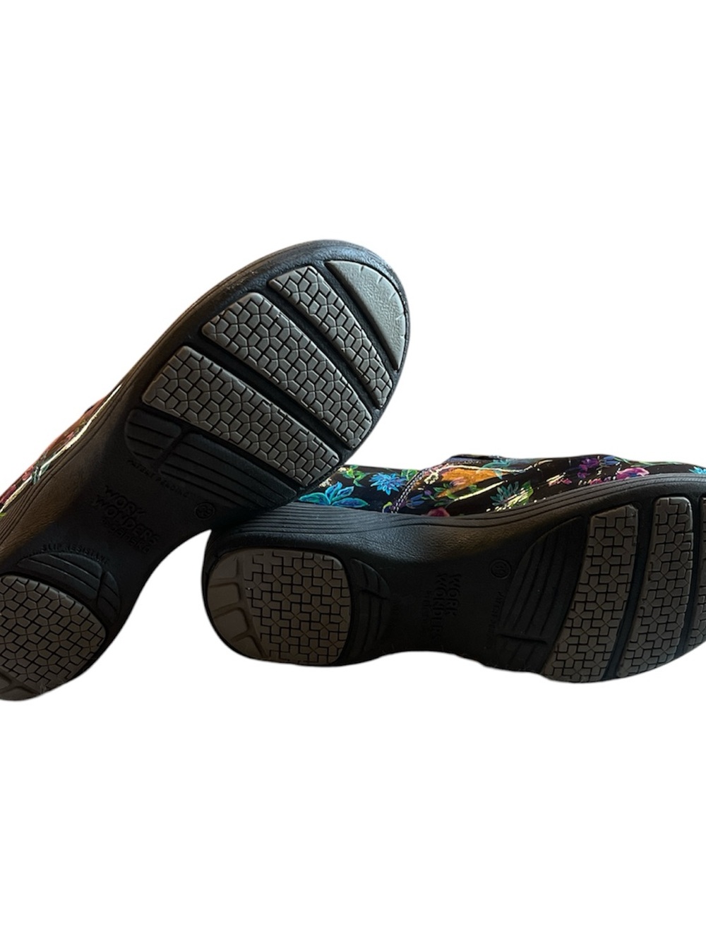 Dansko Work Wonders Womens 33 (US 8) Slip-On Clogs Floral Slip Resistant NICE - Picture 5 of 7